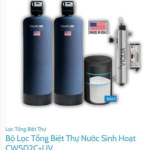 Bộ Lọc Tổng Biệt Thự Nước Sinh Hoạt CWS02C+UV